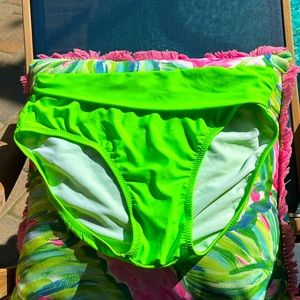 Green Bikini Bottoms XL NWOT